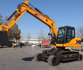 X120 Wheel Crawler Excavator（3）